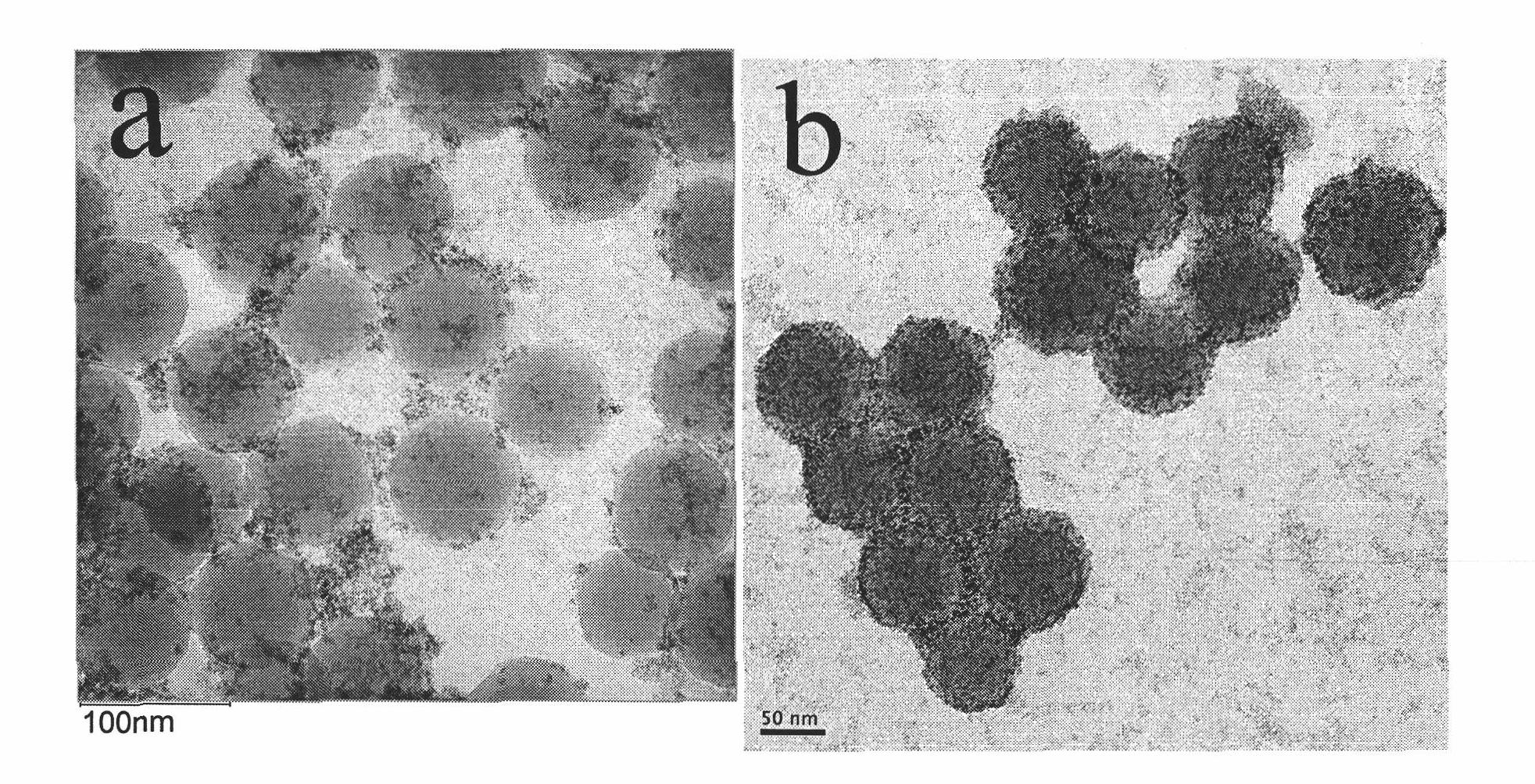 Silicon oxide-cerium oxide nuclear shell compounded abrasive granules, and preparation and application thereof