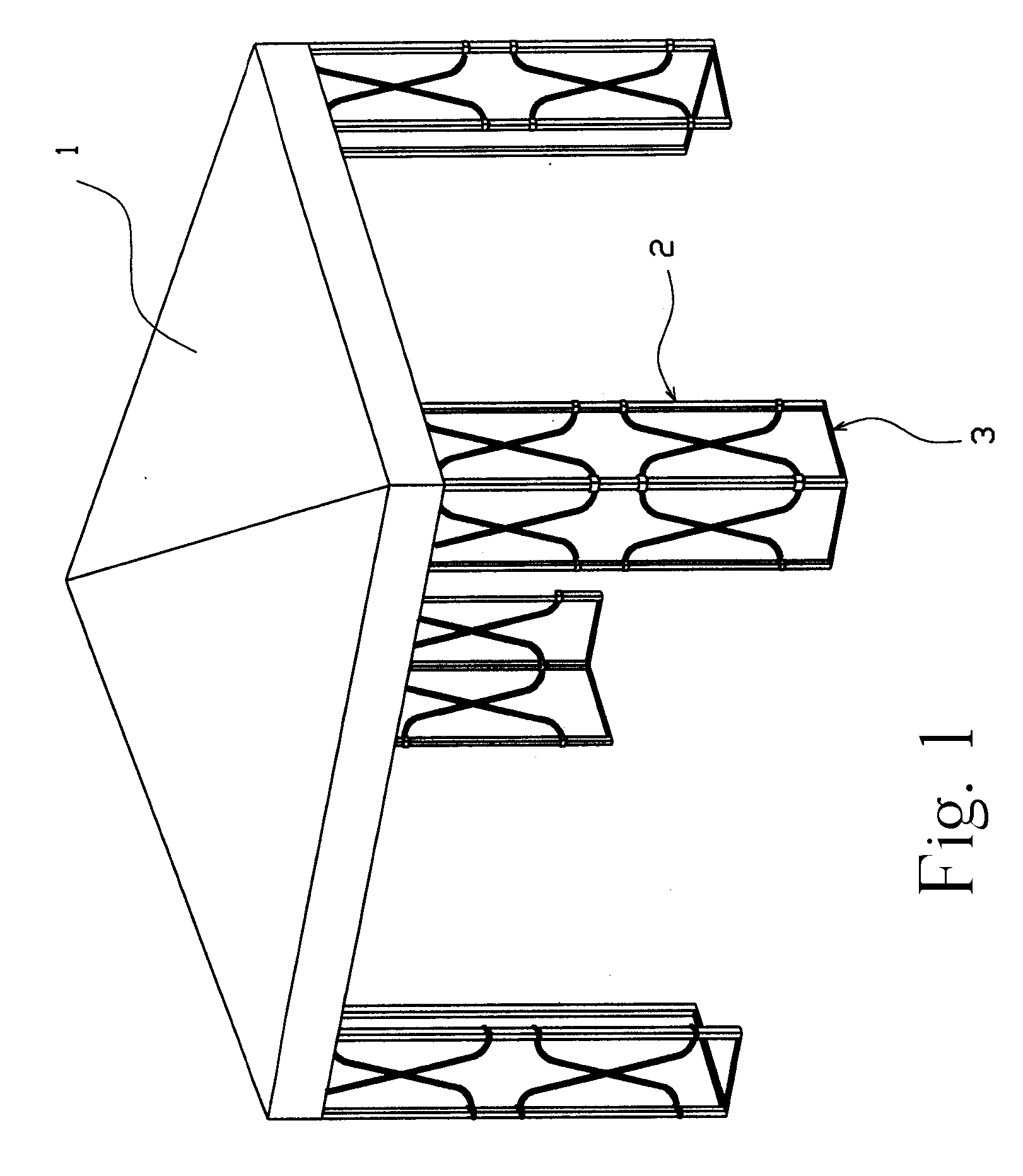 A Tarpaulin Shelter with Collapsible Doorframes