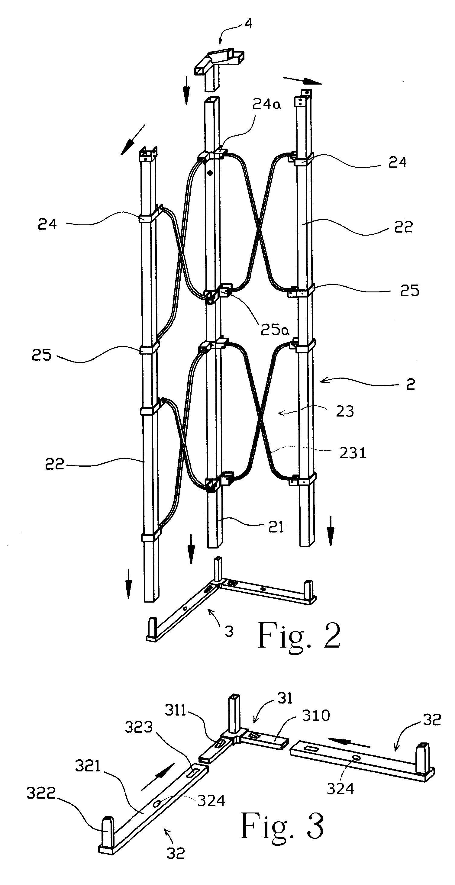 A Tarpaulin Shelter with Collapsible Doorframes