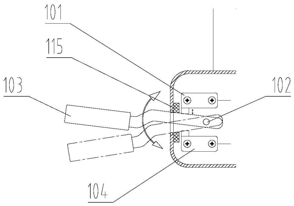 Walking type intelligent road sweeper