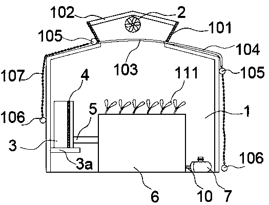 Equipped with ventilation and oxygenation to promote the growth of seedling roots