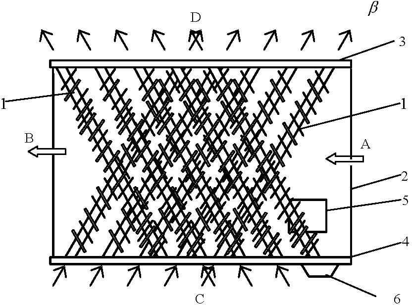 Inclined-fin-tube heat exchanger