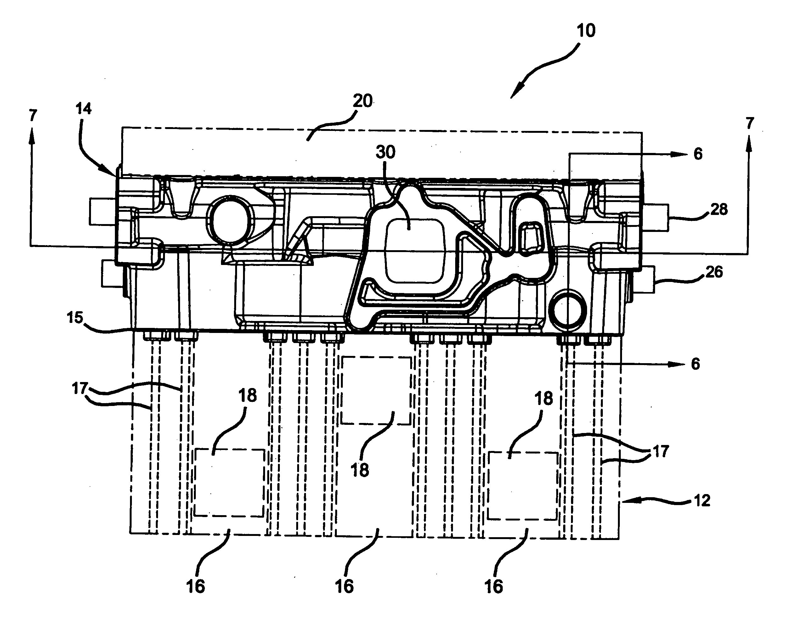 Cylinder head with integrated exhaust manifold