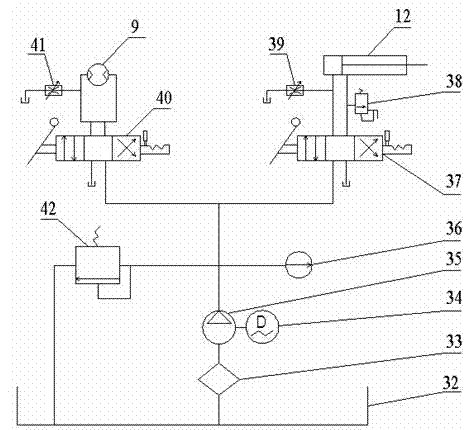 Test method for simulating working mechanism of drilling rig for gas drilling