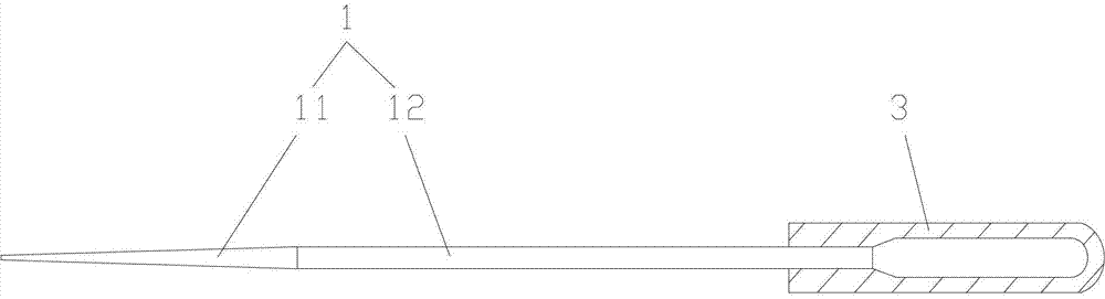 Trace seminal fluid collecting, storing and freezing device