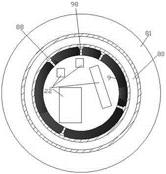 Electrical cabinet capable of partially cooling