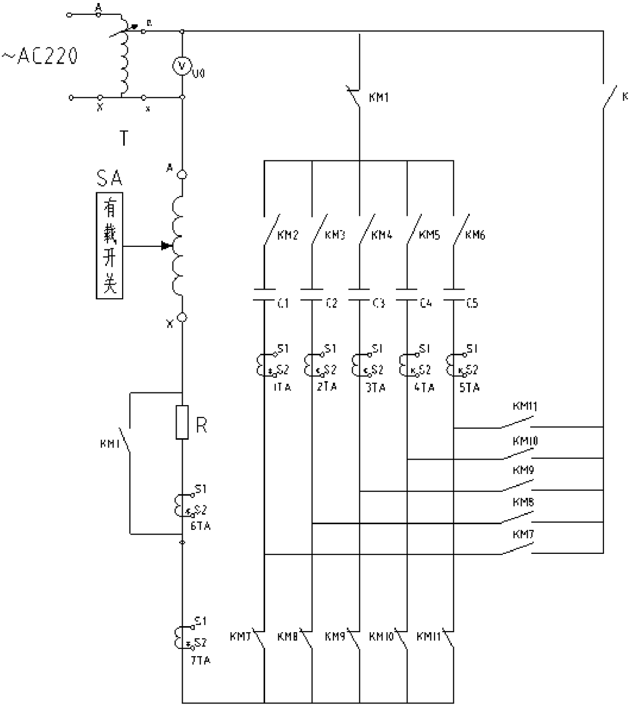 Simulation experiment platform of arc suppression coil system