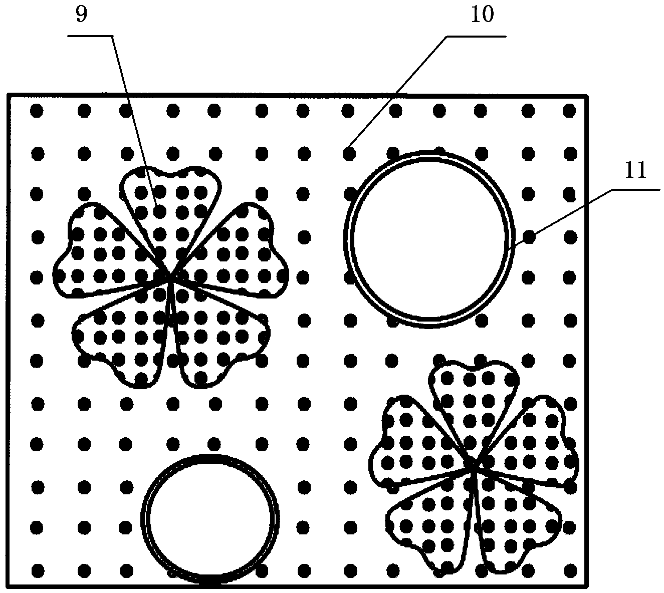 Three-dimensional jacquard sandwich fabric