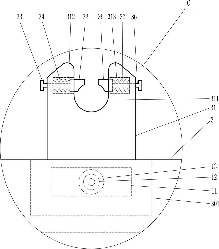 A double-station fixture for CNC milling machine