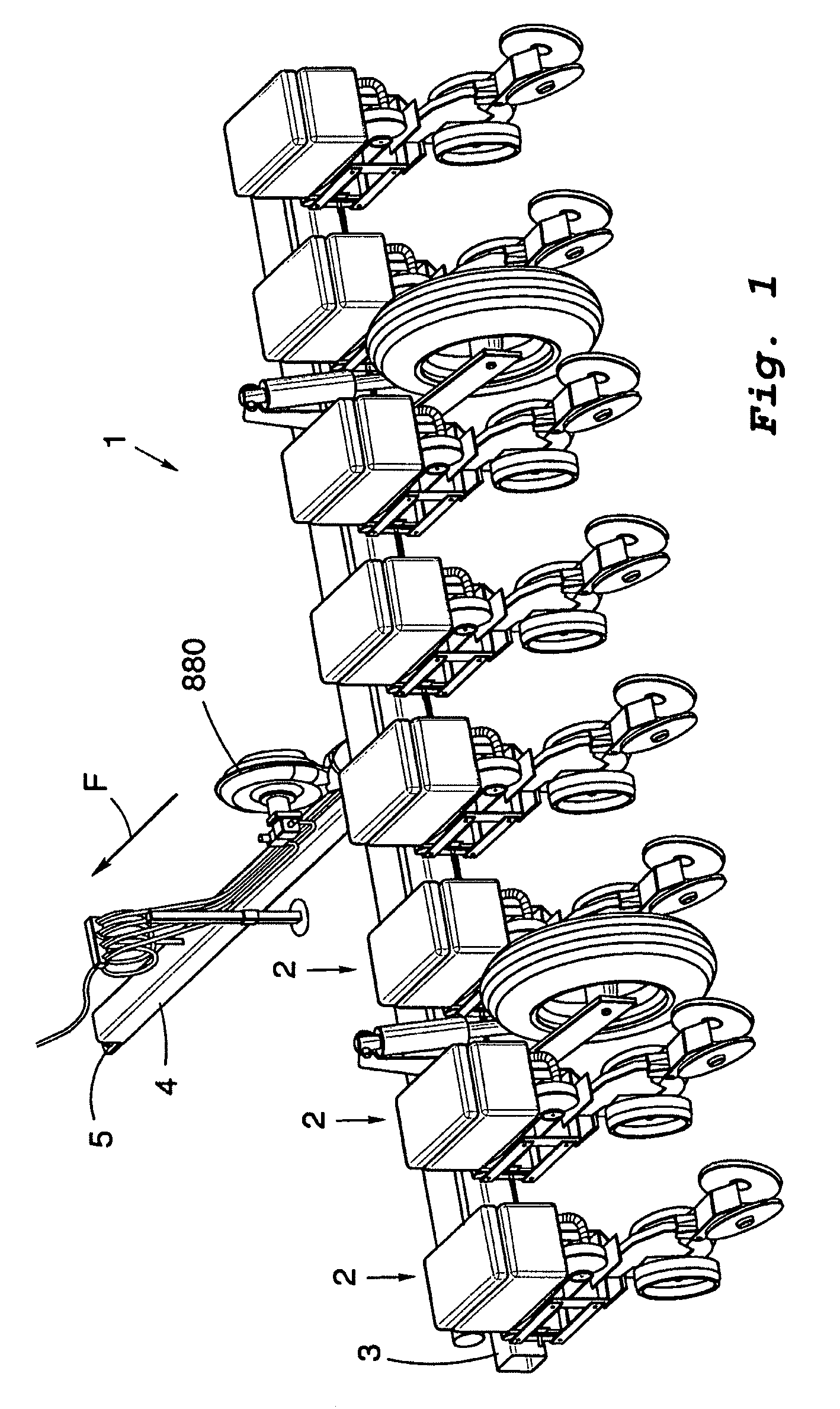 Arrangement of a seed metering device on an agricultural machine