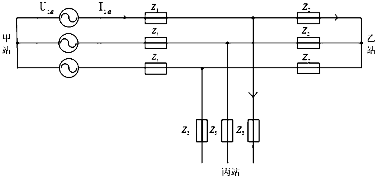 Measurement Method of Power Frequency Positive Sequence Impedance of T-connection Transmission Line