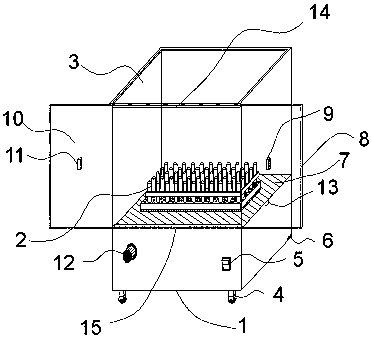 Test strip drying device