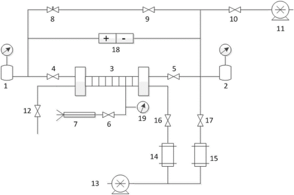 Device and method for evaluating damage degree of working solution to tight reservoir