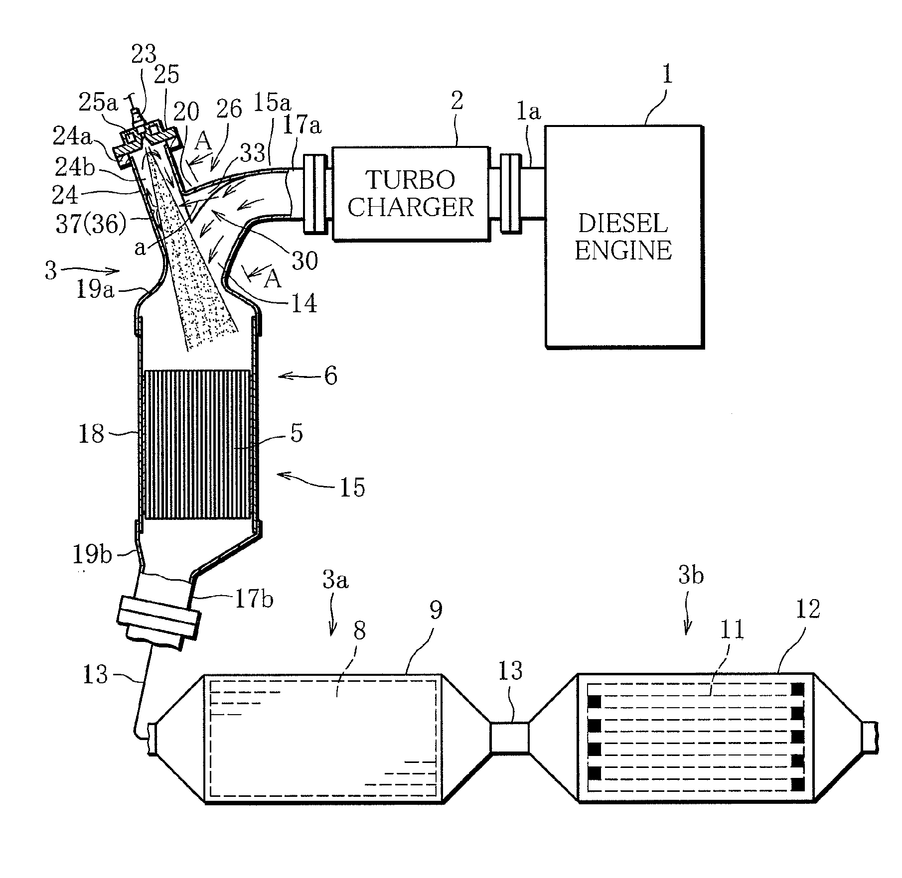 Exhaust gas purification device of internal combustion engine