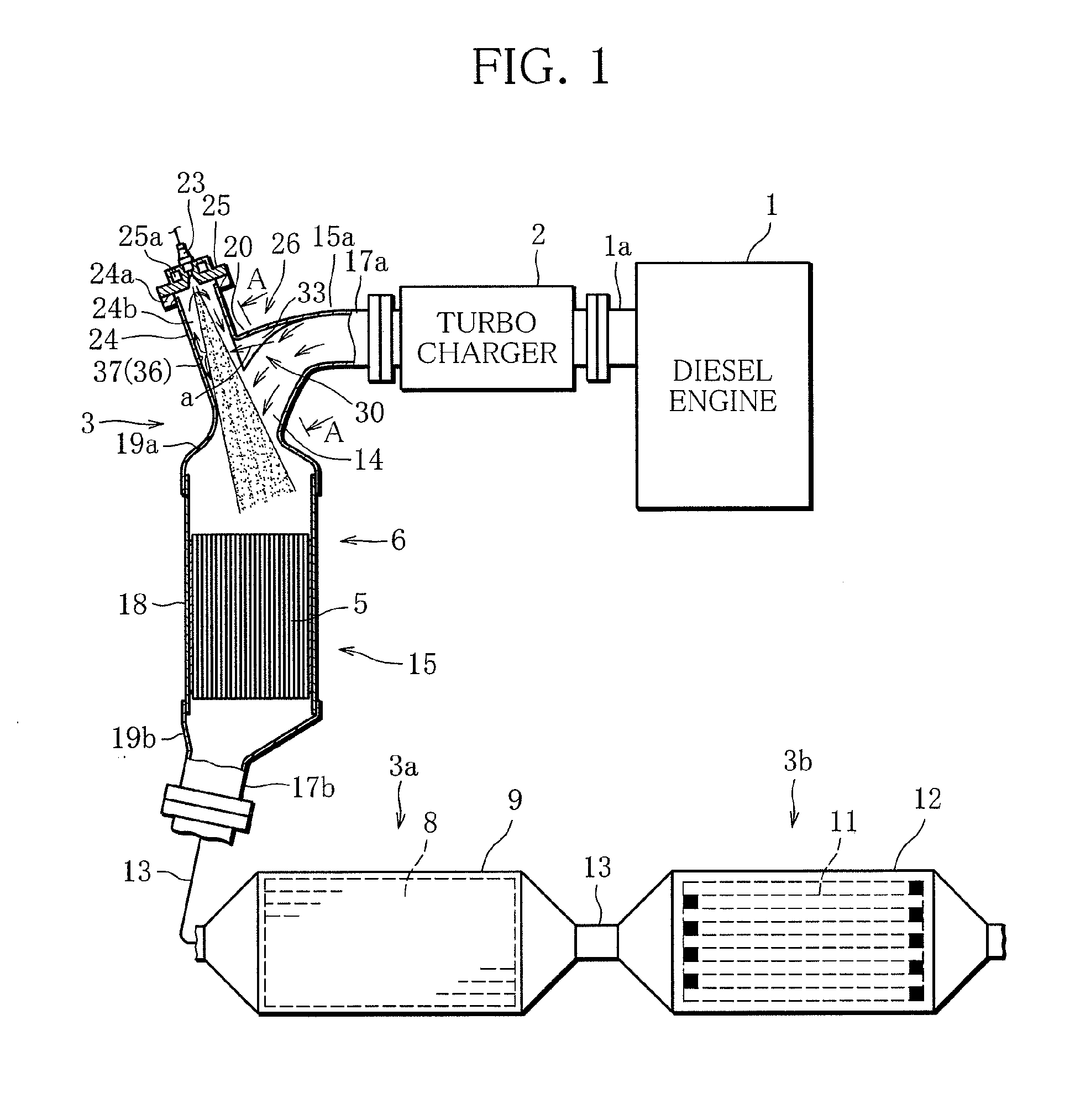 Exhaust gas purification device of internal combustion engine