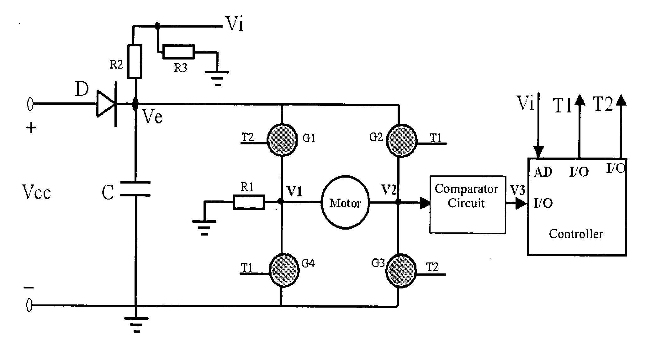 Method and circuit for controlling sensorless single-phase BLDCM