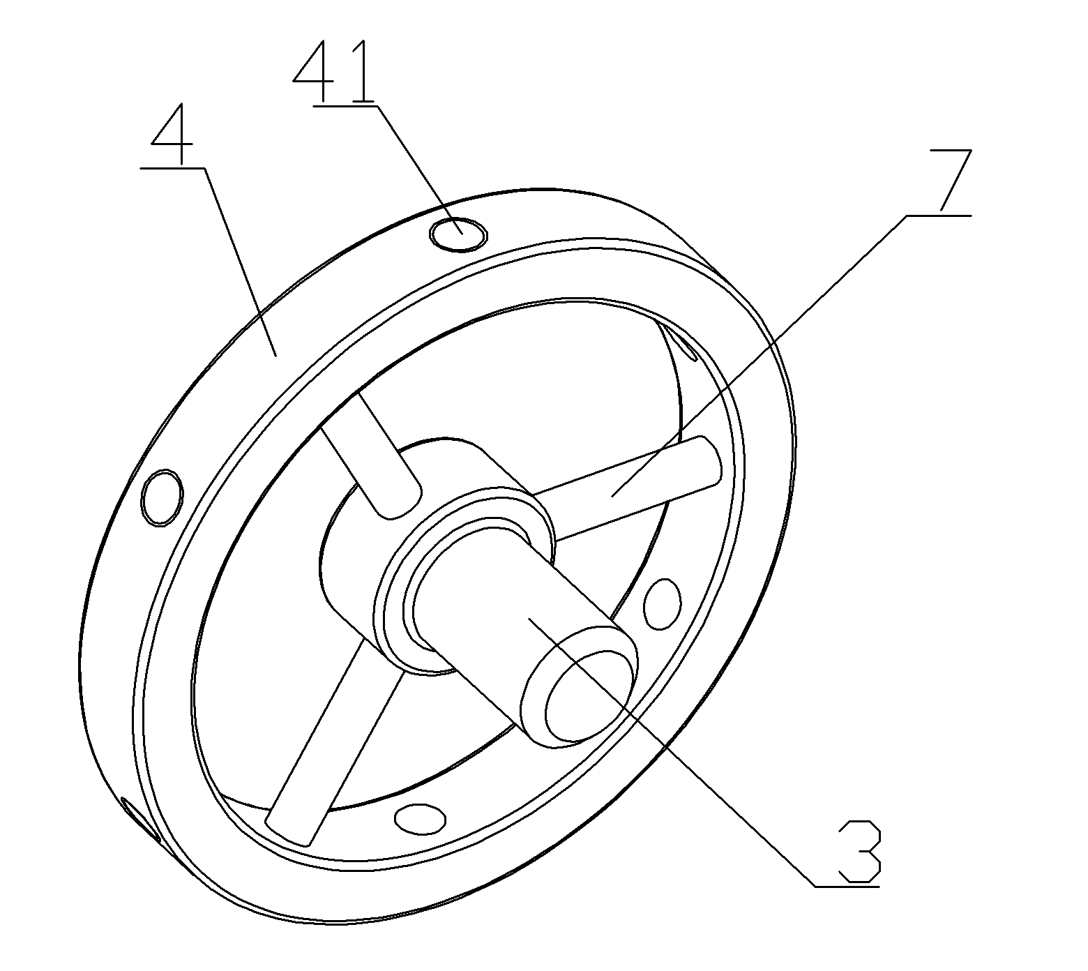 Positioning fixture for drum-like part turning