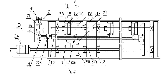 Energy storage wind driven power generation device