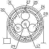 Energy storage wind driven power generation device