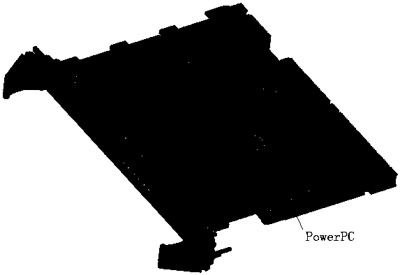 Storage module on basis of VPX single-slot structure