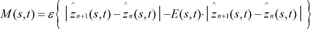 Method for reconstructing super resolution of sequence image POCS