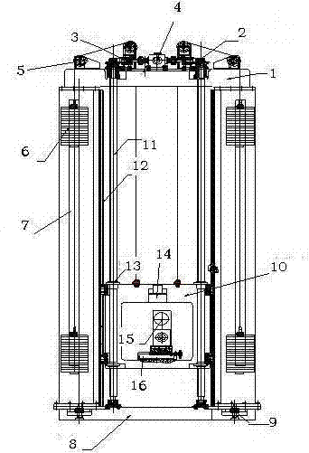 Device special for site processing of large-scale hydrogenerator rotor spider stud