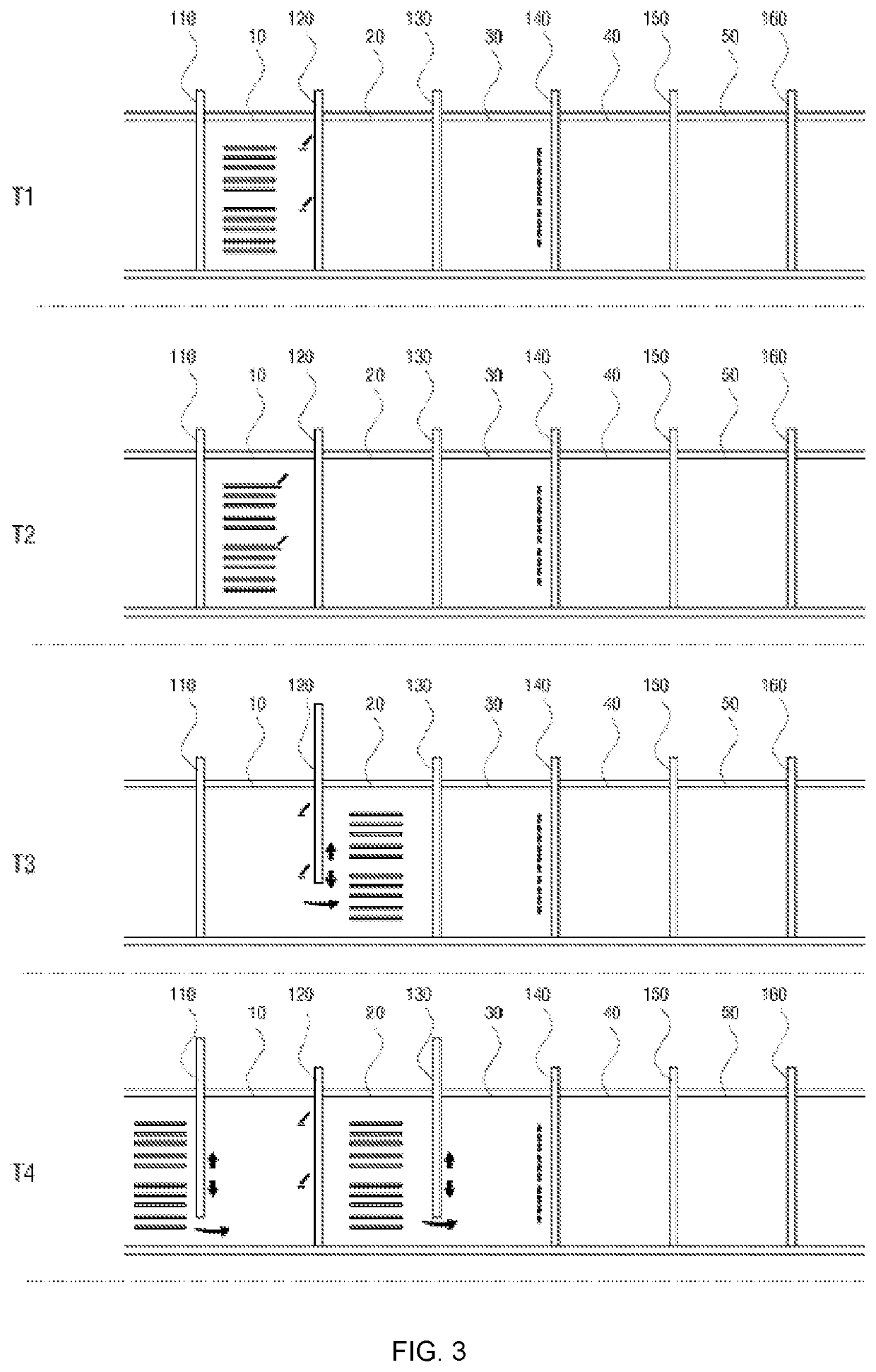 Degassing device for preparing secondary battery