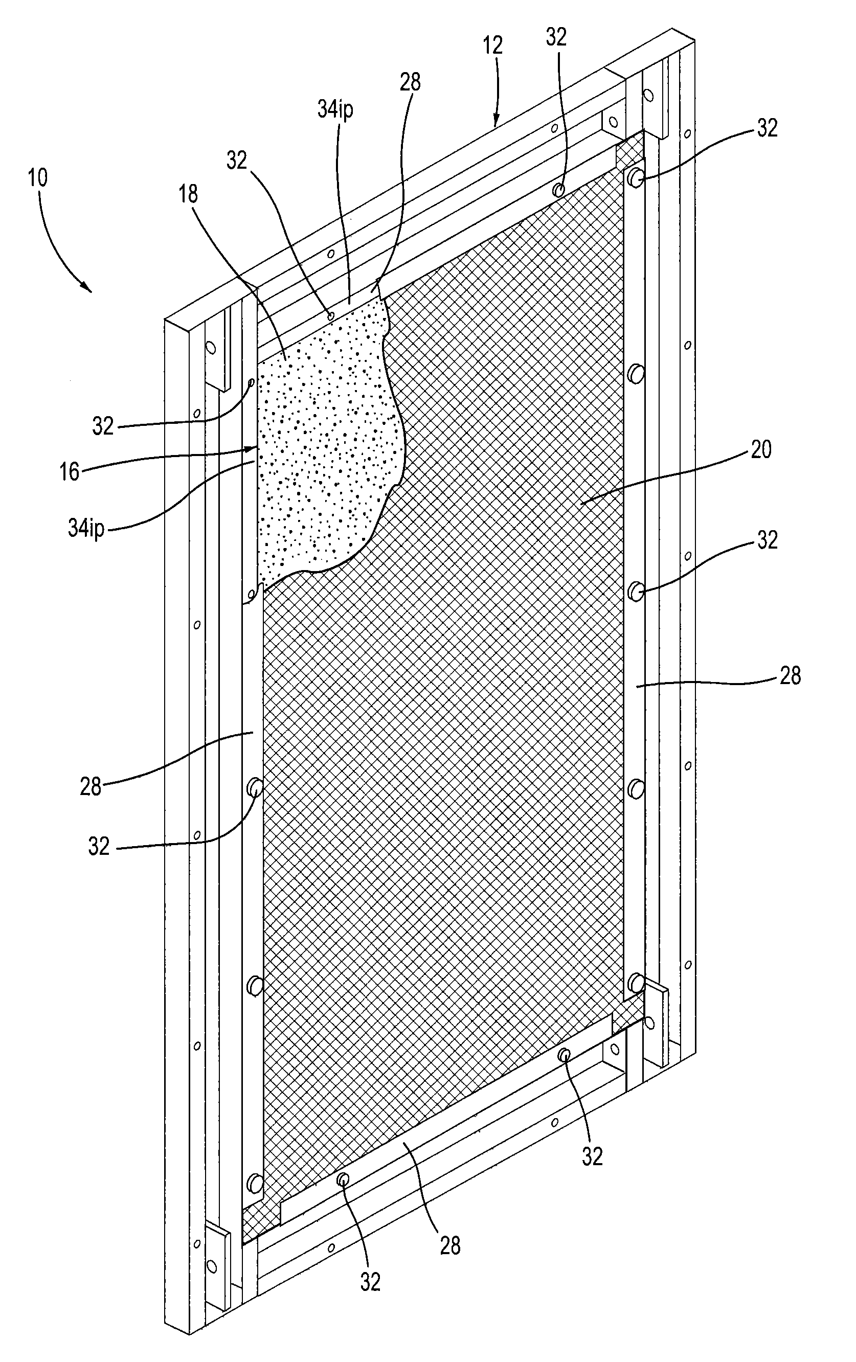 Noise abatement wall and a noise abatement wall system