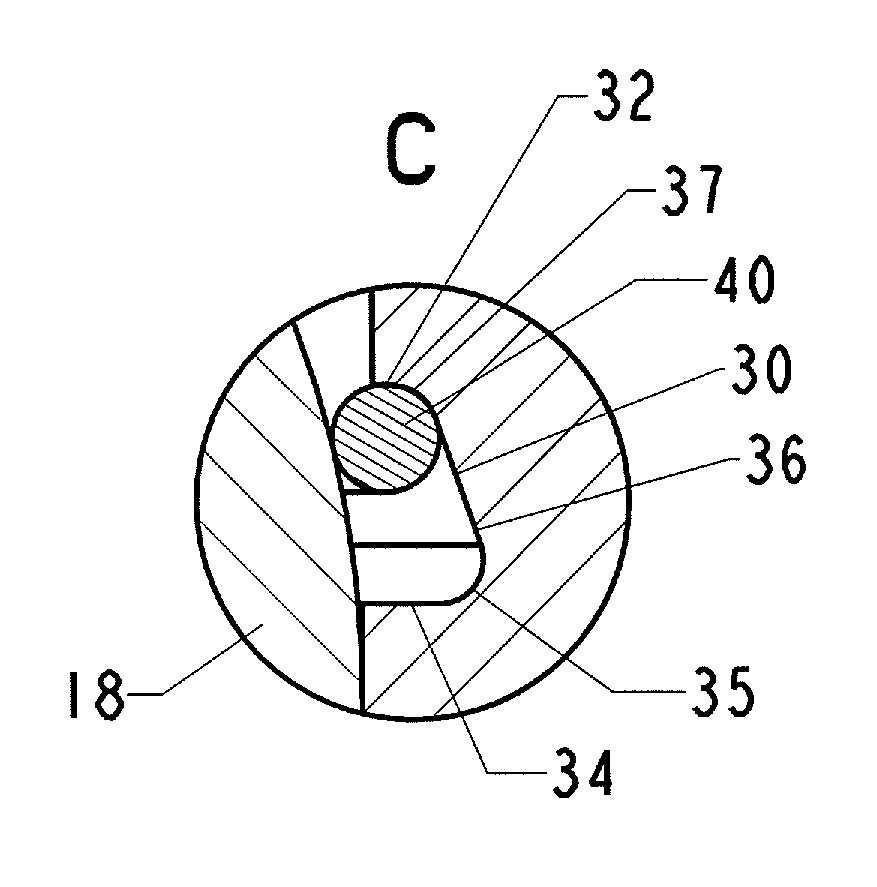 Top loading polyaxial ball and socket fastener