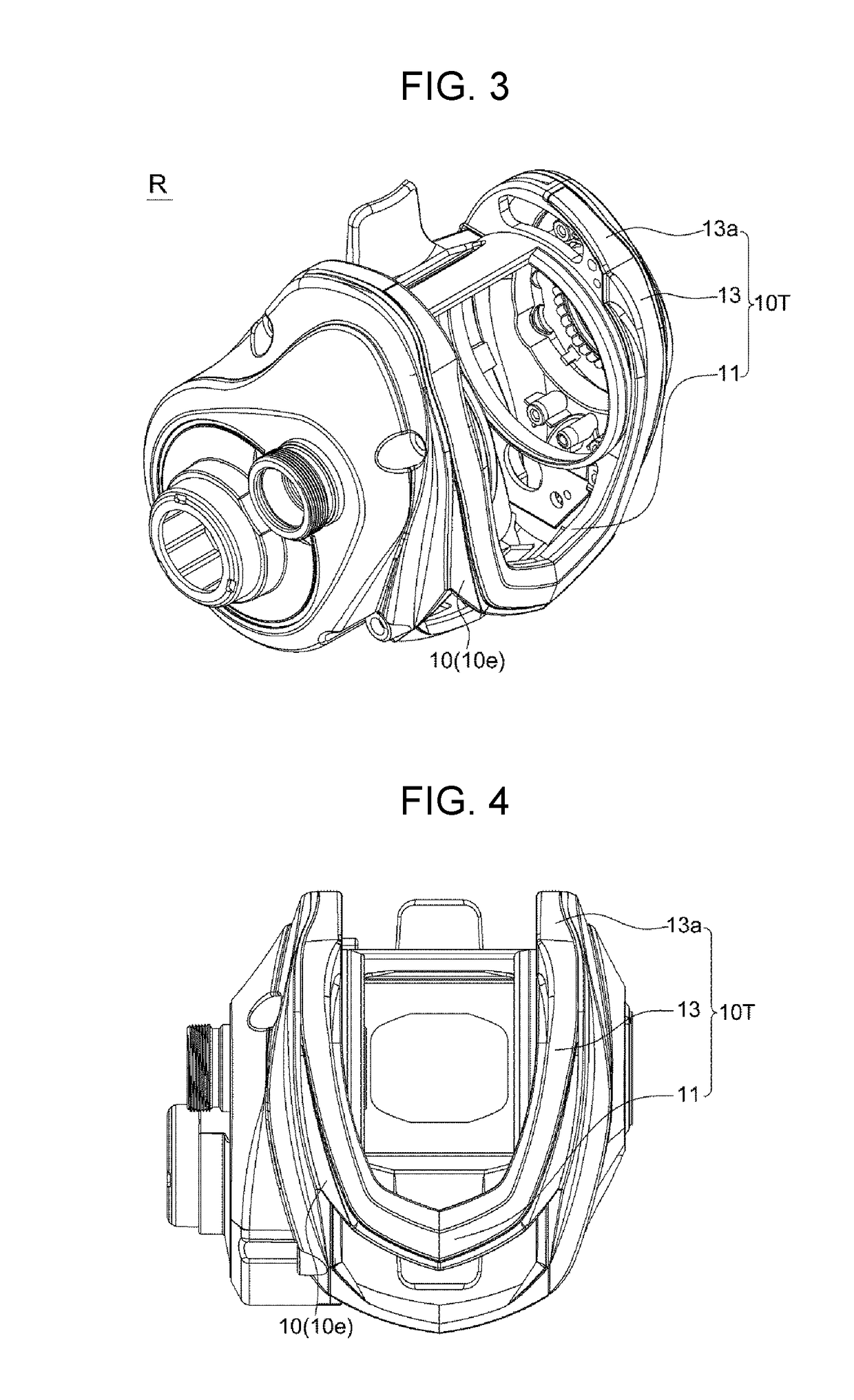 Fishing reel equipped with replaceable hood top