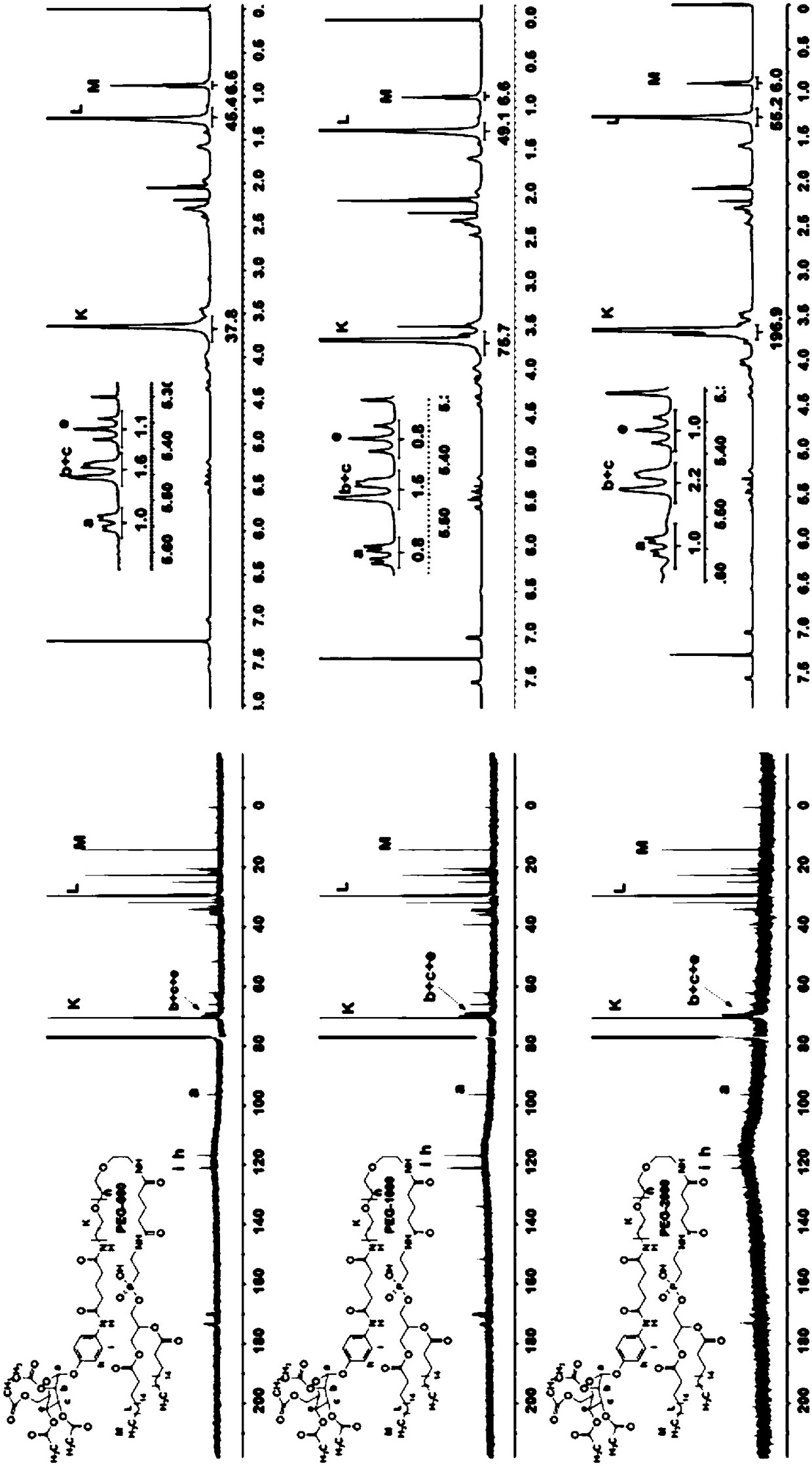 Acetylation sugar ester-polyethylene glycol-phosphatidyl ethanolamine conjugate and preparation method and application thereof