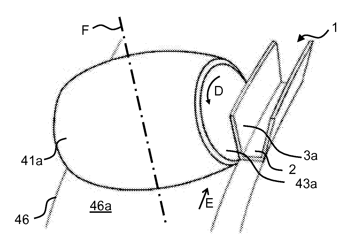 Rolling bearing guide ring