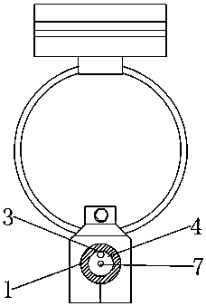 Scissor type isolation switch static contact having temperature measuring function