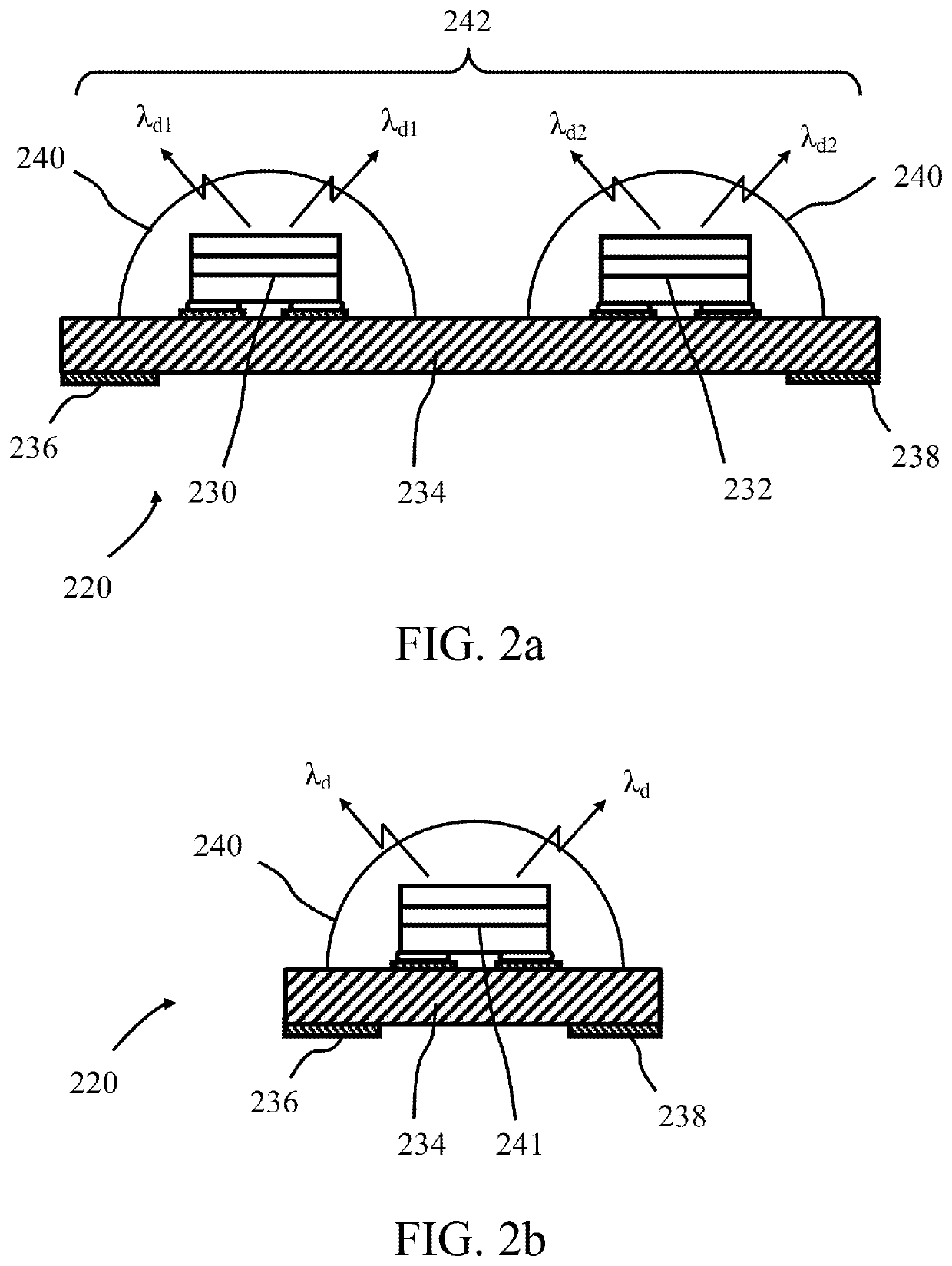 Full spectrum white light emitting devices