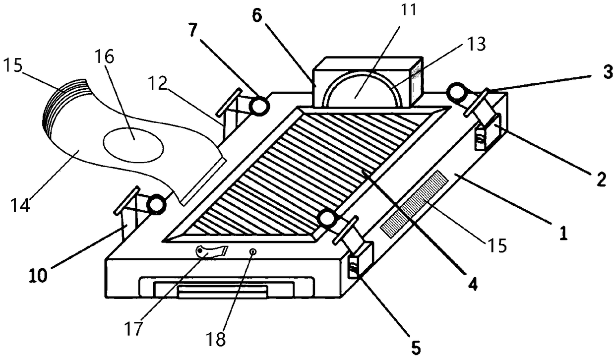 Experimental animal anesthetization fixing device and using method thereof