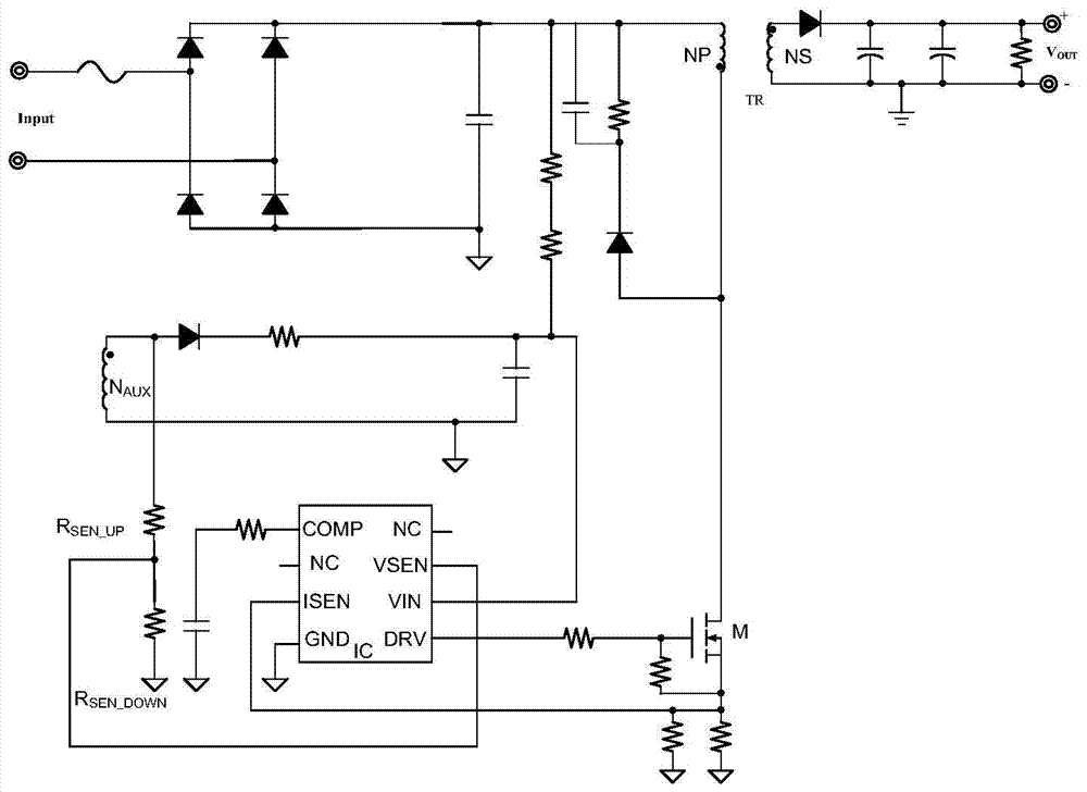 Control Method and Control Circuit of Flyback Converter Based on Primary Side Feedback