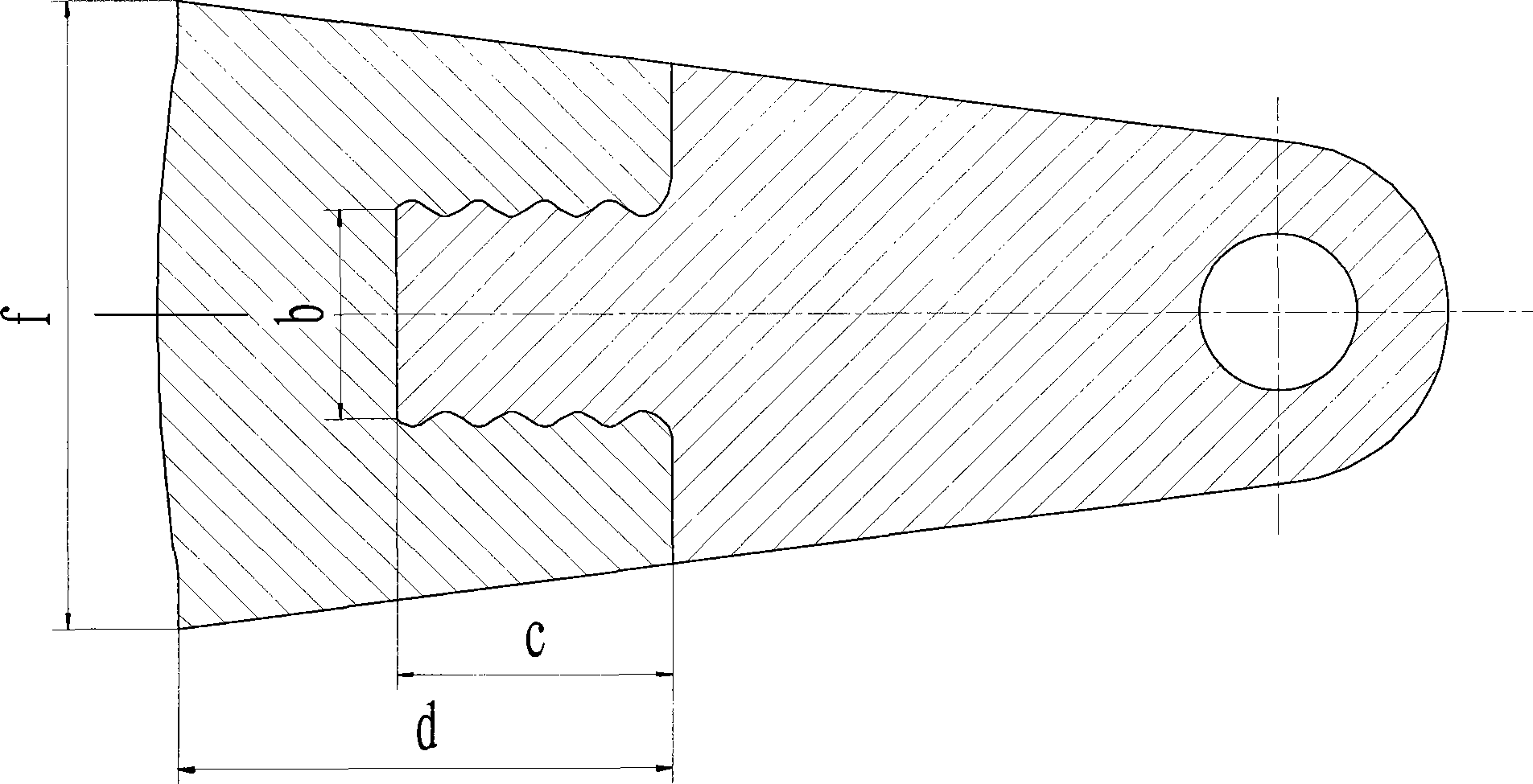 Bimetal composite hammer manufacture method and hammer handler precasting products