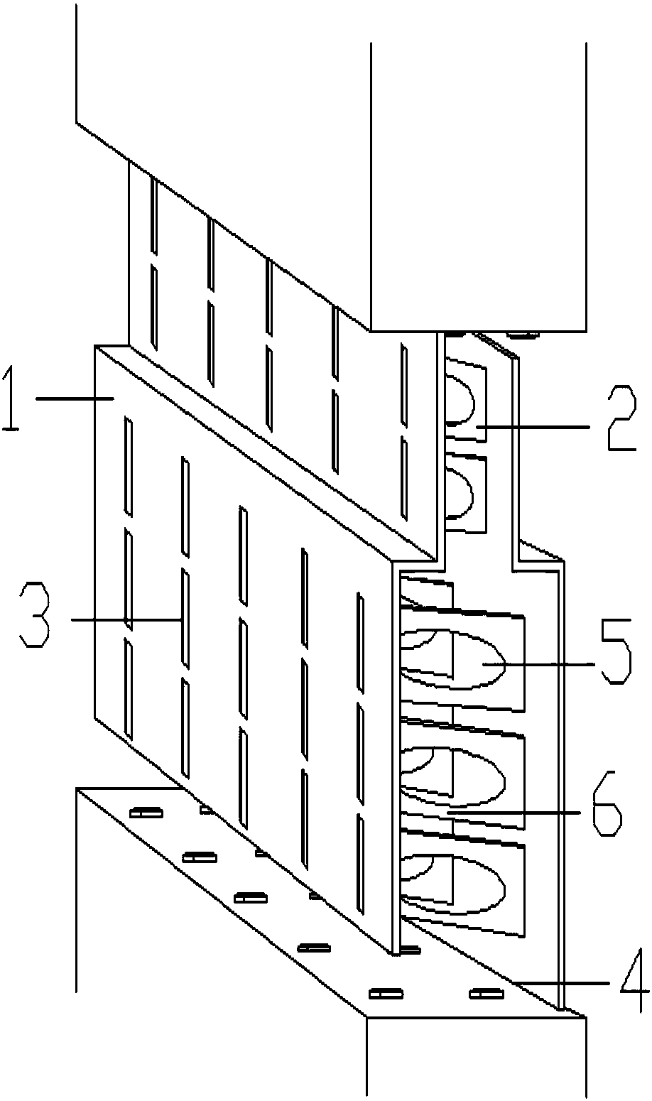 Soft steel damper with staged yield damping function