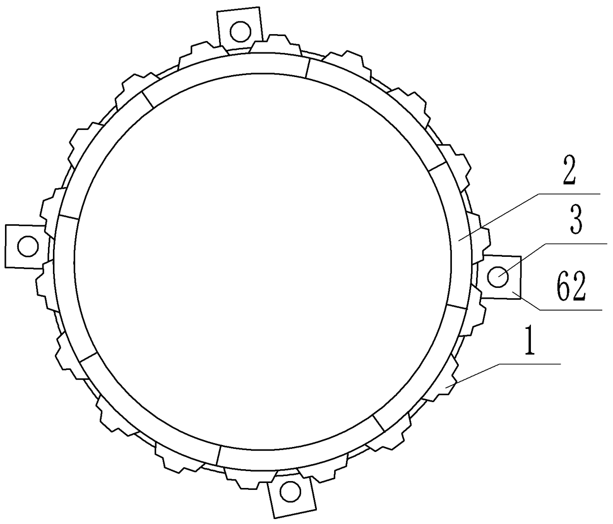 A kind of steel casing device convenient for recycling