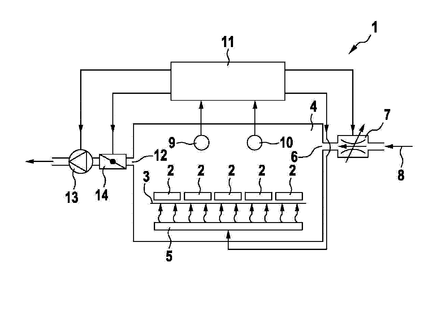 Method for Producing at least One Component and Open-Loop and/or Closed-Loop Control Device