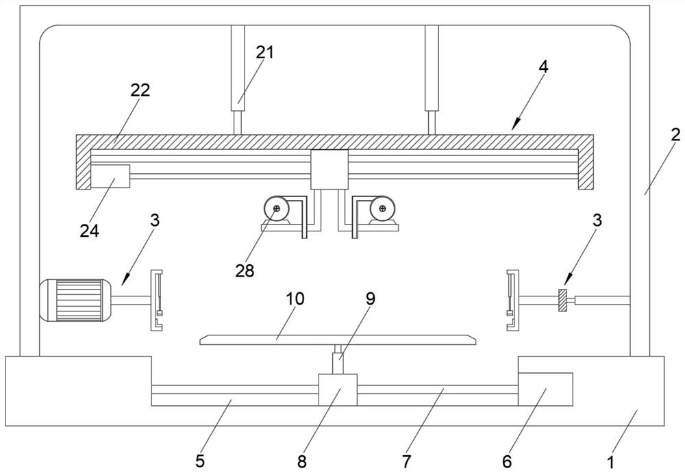 Integrated circuit processing cleaning equipment with good cleaning effect