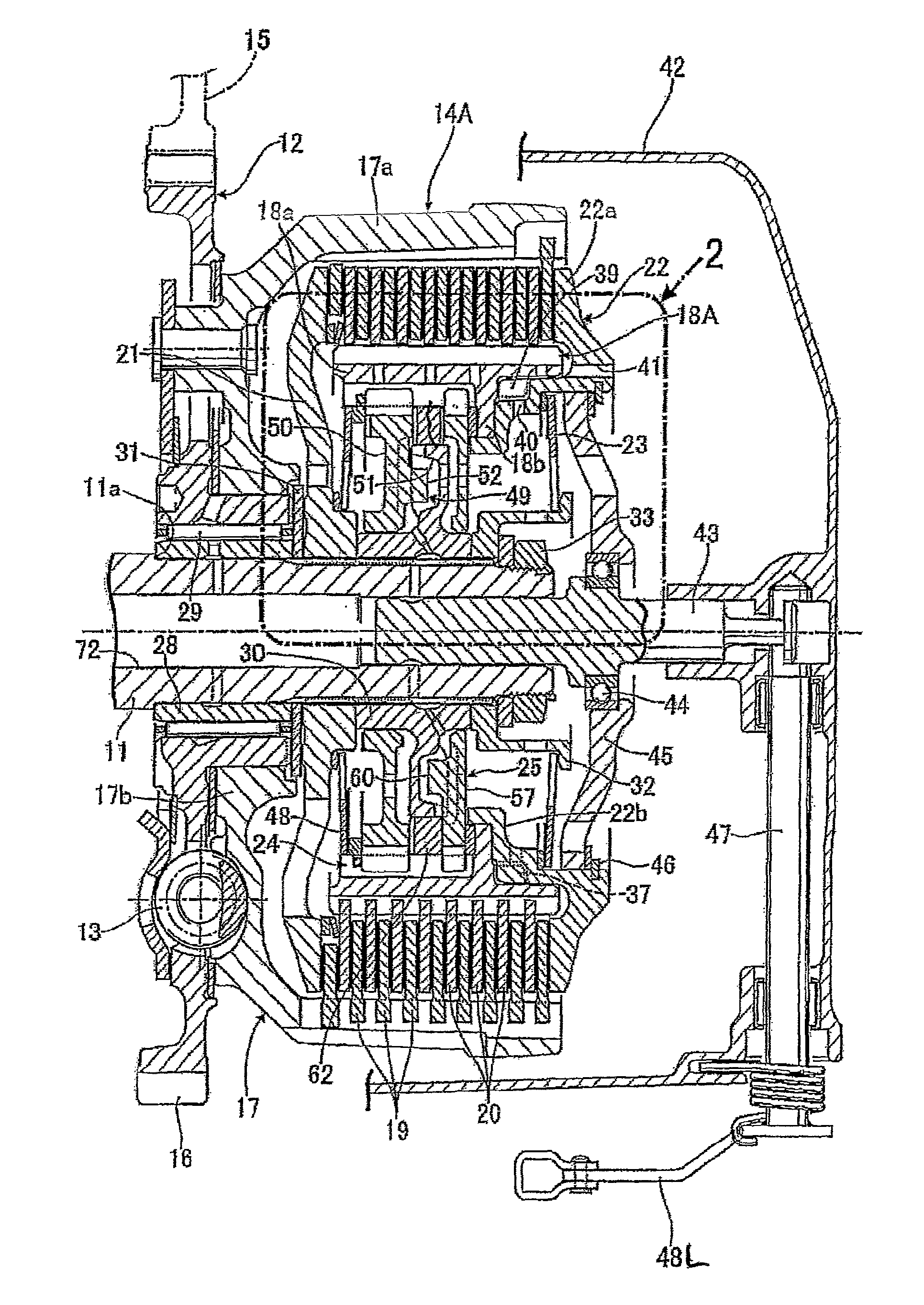 Multi-plate clutch system