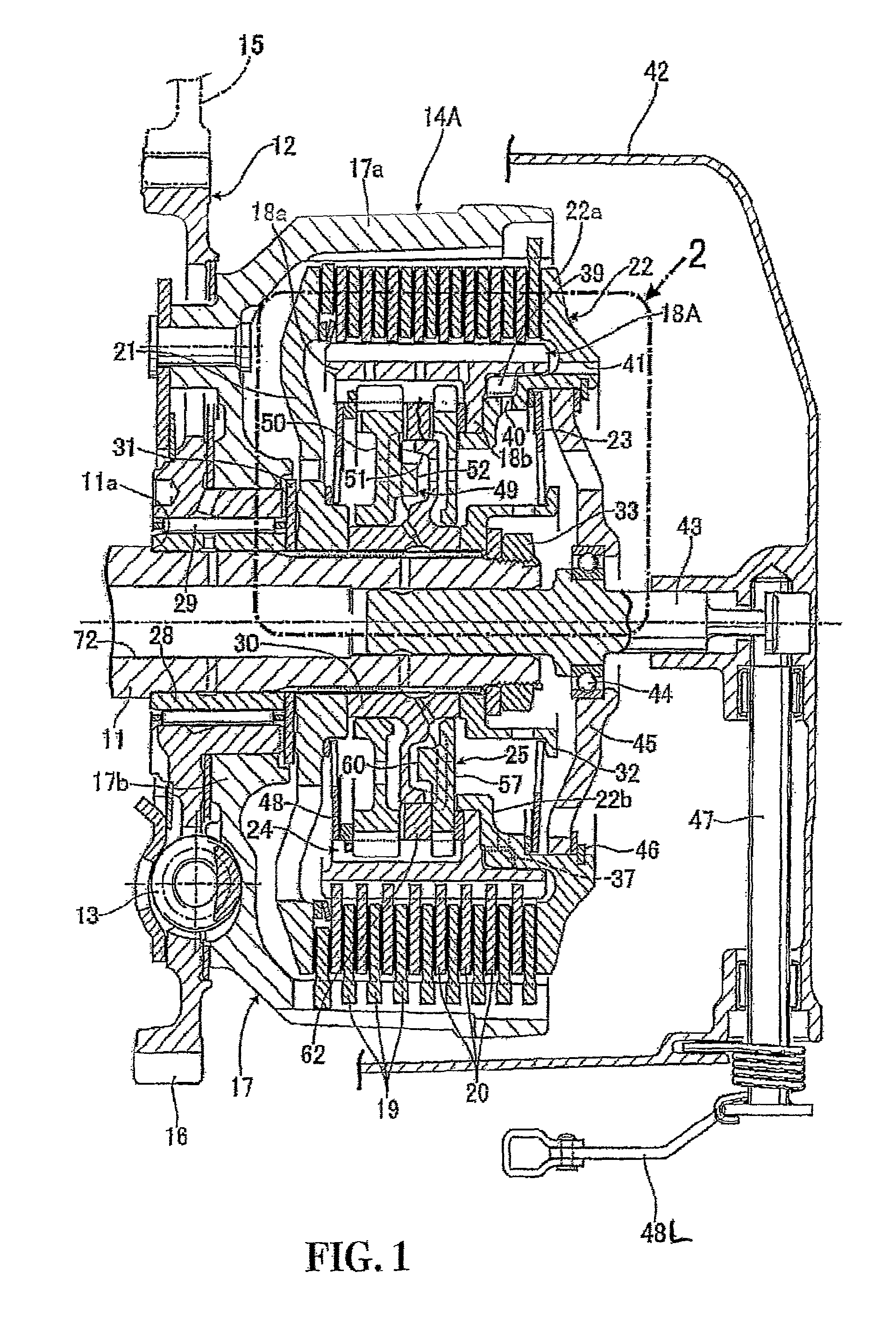 Multi-plate clutch system