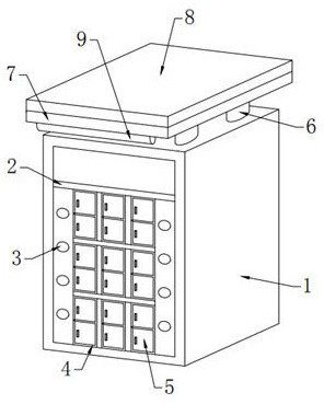 Solar express storage cabinet