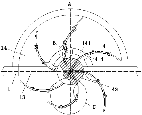 Burr removal device for parts of mechanical valve element