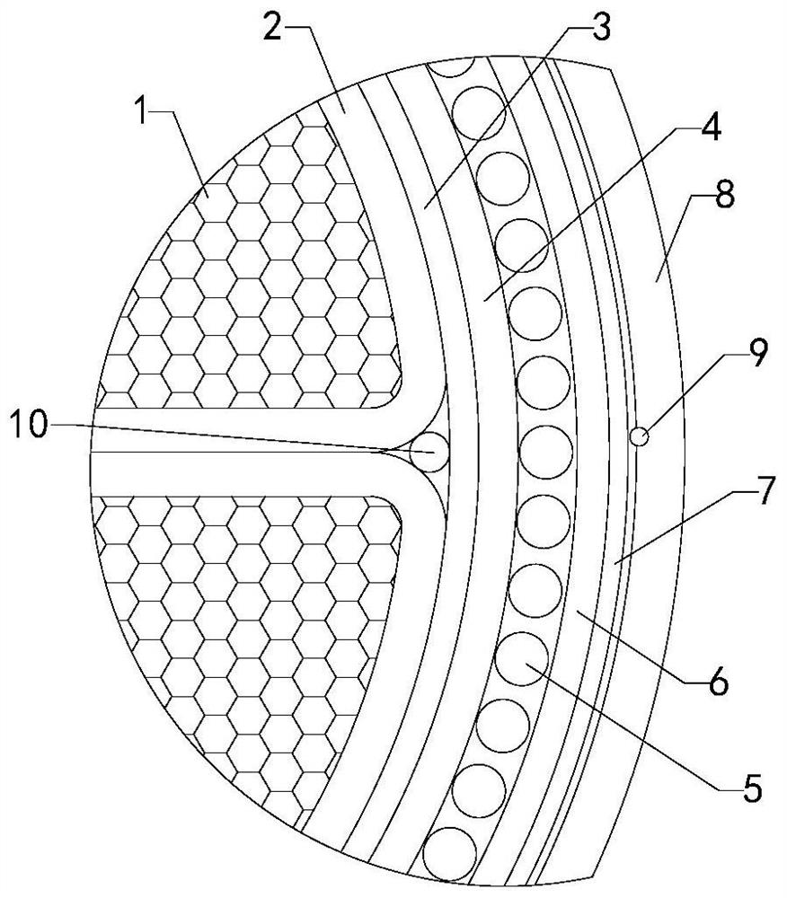 High-strength wear-resistant fire-resistant flame-retardant power cable and preparation method thereof