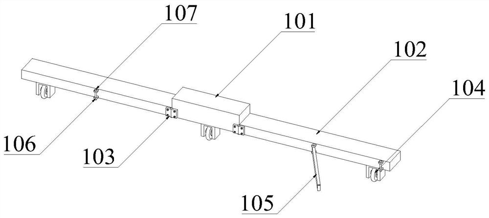 Metal part corrosion inhibition device and application method thereof