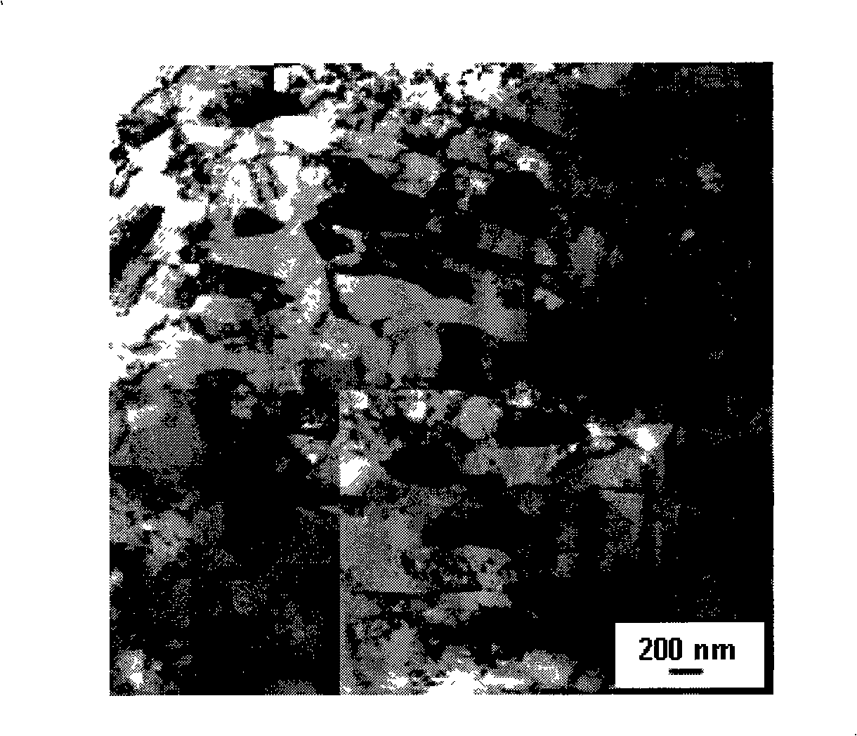 High speed processing method for realizing superfine crystal grain structure on metallic material surface