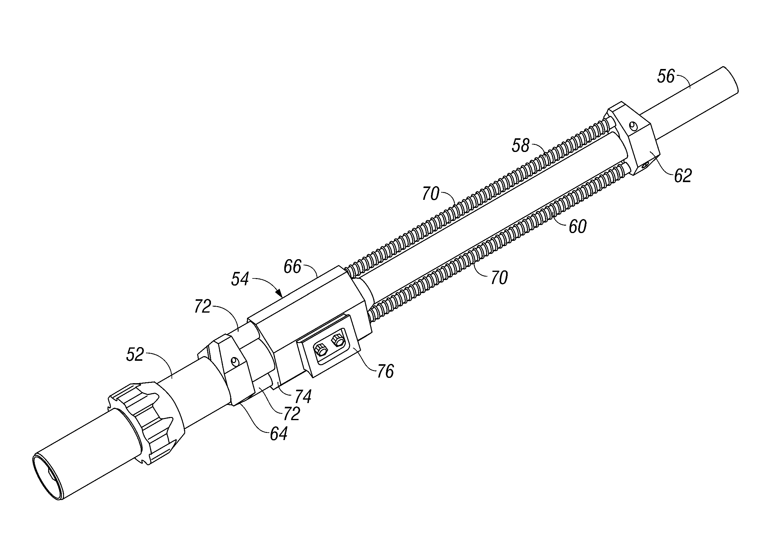 Mitigating recoil in a ballistic robot