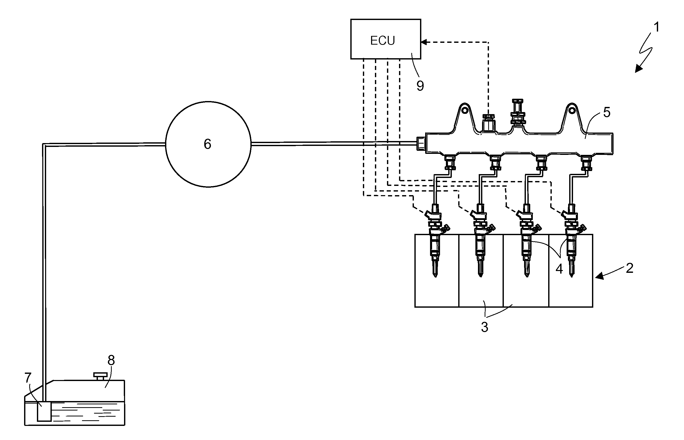 Method for determining the closing time of an electromagnetic fuel injector